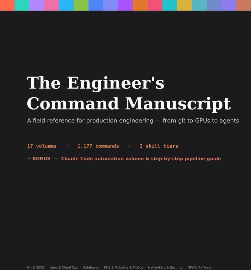 The Engineer's Command Manuscript cover